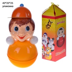 Котовские неваляшки Мальчик, звуковые эффекты, 41 см