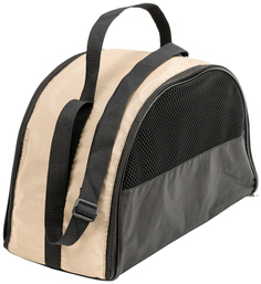 Сумка-переноска Дарэлл ЧИП конверт-полукруг №1, раскладная, бежевая, 40x20x27 см