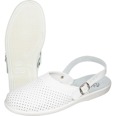 Сабо мужские АЛМИ (арт. 7202-00101) Павел,белые, р.40