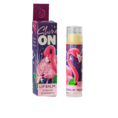Бальзам для губ Shine on!: с маслом кокоса, аромат клубника 4941168 Beauty Fox