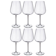 Набор бокалов для вина ИЗ 6 ШТ. AMUNDSEN/ARDEA ВЫСОТА=24,5 см CRYSTALITE BOHEMIA