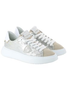 Кроссовки женские PHILIPPE MODEL 117438 серебряные 40 EU