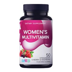 Комплекс мультивитаминов для женщин Livs фрукты и ягоды мармеладные пастилки 50 шт.