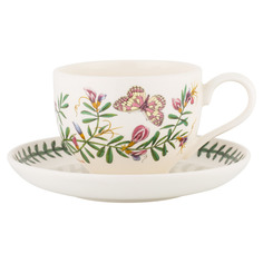 Чашка чайная с блюдцем Portmeirion Ботанический сад Горошек 280 мл