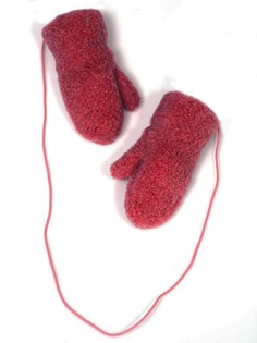 Рукавицы GULLY/junior, Размер S (5-7 лет), Цвет бордовый Alwero