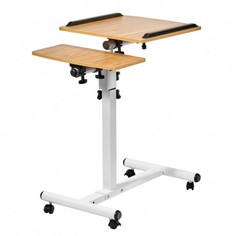 Стол многофункциональный Palma, светлое дерево, белый Bradex