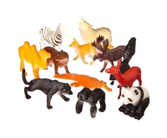 Набор фигурок диких животных jungle animal 12 шт Shantou Gepai 2C262-2
