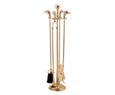 Аксессуар для камина (совок, метёлка, щипцы, кочерга)14х14х 67 см Casa Dell Ottone