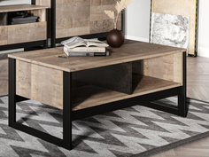 Стол «Стокгольм», Дуб гранж песочный/Железный камень Imperial