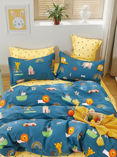 Примавера BB 1405S SINGLE_7 28P Постельное бельё Комплект Примавера сатин (пвх) (Синий, Же Primavera