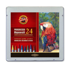 Карандаши цветные акварельные Koh-I-Noor Progresso Aquarell 8784 8784024001PL круглые 24цв