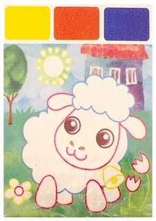 Раскраска Акварель для самых маленьких Феникс «Овечка»