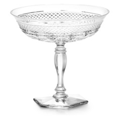 Ваза для стола на ножке Avdeev Crystal Петергоф 13,2 см, хрусталь