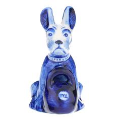 Фарфоровая статуэтка "Собака. Тяжелоатлет". Гжель Russia The Great