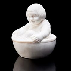 Статуэтка из бивня мамонта "Девочка в тазике" Russia The Great