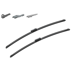 Щетка стеклоочистителя 530/450 мм бескаркасная комплект 2 шт BOSCH AeroTwin 3 397 007 460