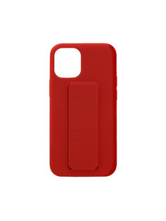 Чехол накладка с магнитом и подставкой для iPhone 12 mini / для Айфон 12 мини / красный No Brand