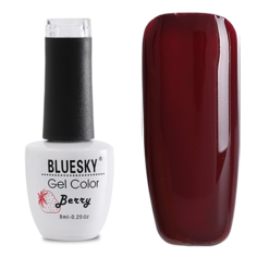 BlueSky, Гель-лак "Berry" #007, 8 мл (темно-бордовый)