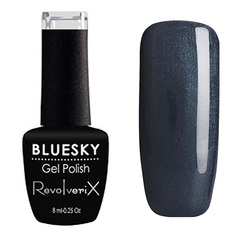 BlueSky, Гель-лак "RevolveriX" #037, 8 мл (сине-серый)
