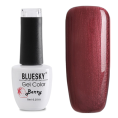 BlueSky, Гель-лак "Berry" #020, 8 мл (рубиновый)
