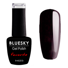 BlueSky, Гель-лак "Favorite" #006 (510), 8 мл (пурпурно-черный)