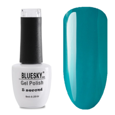 BlueSky, Гель-лак "5 Second" #025, 8 мл (темно-бирюзовый)