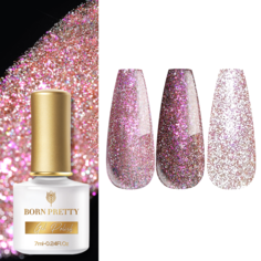 Born Pretty, Гель-лак "Reflective Glitter Flash" RGF-03 53087-03, 7 мл