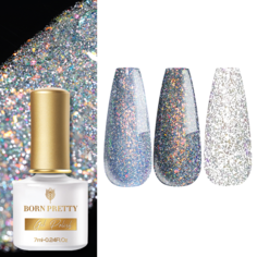 Born Pretty, Гель-лак "Reflective Glitter Flash" RGF-04 53087-04, 7 мл