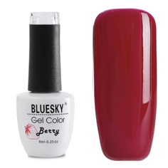 BlueSky, Гель-лак "Berry" #011, 8 мл (бордово-вишневый)
