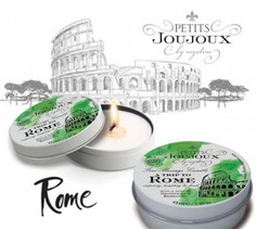Свеча массажная Petits Joujoux Rome с ароматом бергамота и грейпфрута - 33 гр. Da Privet