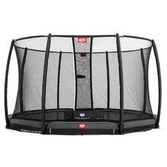 Батут BERG Elite InGround 430 Grey + Safety Net Deluxe