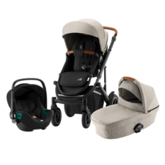 Детская коляска 3 в 1 Britax Roemer Smile III BS3 i-Sense Pure Beige/Space Black