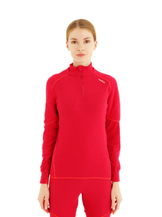 Футболка С Длинным Рукавом Odlo Shirt L/S Turtle Neck X-Warm Cerise (Us:s)