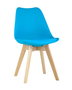 Стул для кухни FRANKFURT, бирюзовый, деревянные ножки Stool Group