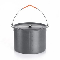 Кастрюля Naturehike 2022 H026 Aluminum Alloy Hanging Pot 10L Grey