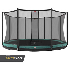 Батуты BERG Favorit InGround 430 Green + Safety Net Comfort