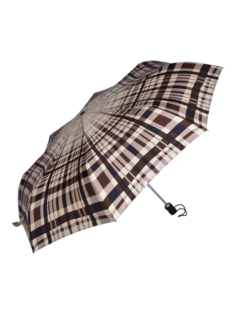 Зонт женский ZEST 23957 коричнево-бежевый
