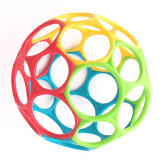 Развивающая игрушка Bright Starts мяч Oball красный, синий, зеленый, желтый, 10340BS