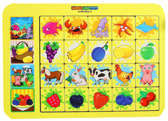 Игра настольная "Ассоциации: ягоды, животные, фрукты" Woodland (Сибирский сувенир)