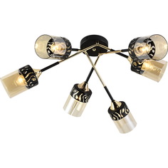 Люстра потолочная Reluce 11354-0.3-06B BK+FGD