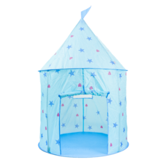 Детская игровая палатка Solmax&Kids для дома и дачи, 95х95х135 см, голубой, ES90266