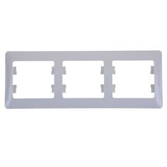 Schneider Electric Рамка SE Glossa, 3 поста, белая, GSL000103