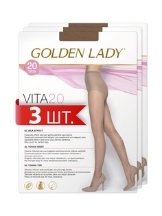 Комплект колготок Golden Lady VITA 20 melon 5(XL)
