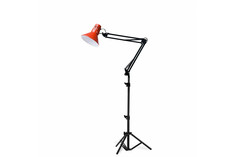 Напольная лампа с красным абажуром LR-PJ на пантографе на штативе JBH Mobicent