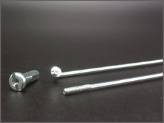 Спицы оцинкованные 2,0мм 14GX262мм с ниппелями 1/2", 144 шт. TBS