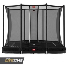 Батут BERG Ultim Favorit InGround 280 Black + Safety Net Comfort