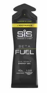 Напиток Sis 2022-23 Гель Энергетический Beta Fuel + Nootropics Вкус Лимон & Лайм 60 Мл