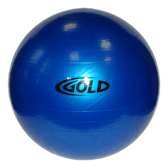 Мяч Gold для занятий аэробикой с насосом 55 см в ассортименте
