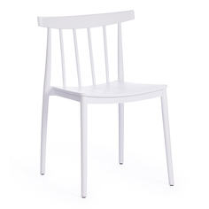 Комплект стульев (4 шт.) Tetchair FERMA (mod. 707), пластик, белый