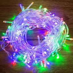 Гирлянда "Твинкл Лайт" 10 м, прозрачный ПВХ, 80 LED, цвет Мультиколор Neon Night